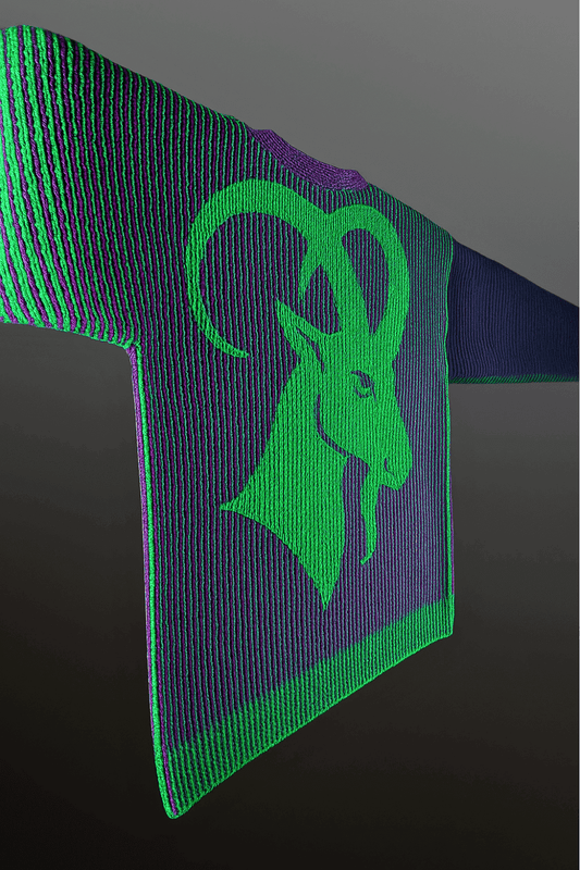 Schattenstrick Pullover Capricorn - Sternzeichen Steinbock