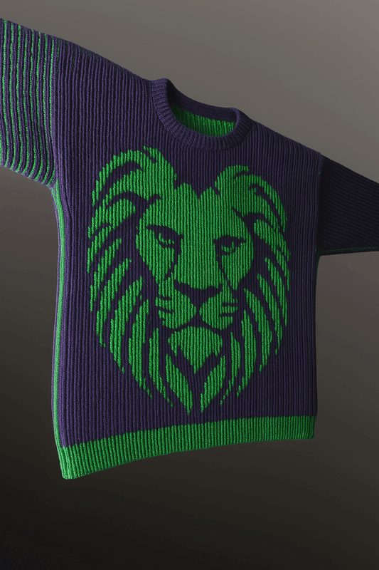 Schattenstrick Pullover Leo - Sternzeichen Löwe