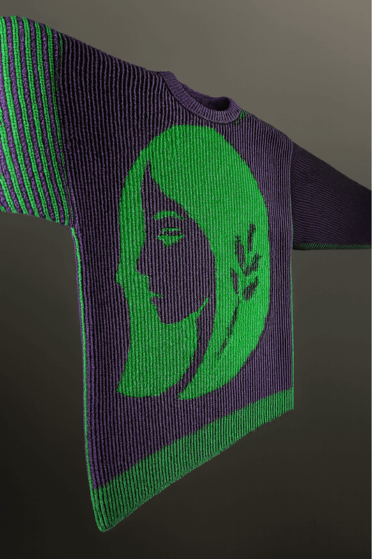 Schattenstrick Pullover Virgo - Sternzeichen Jungfrau