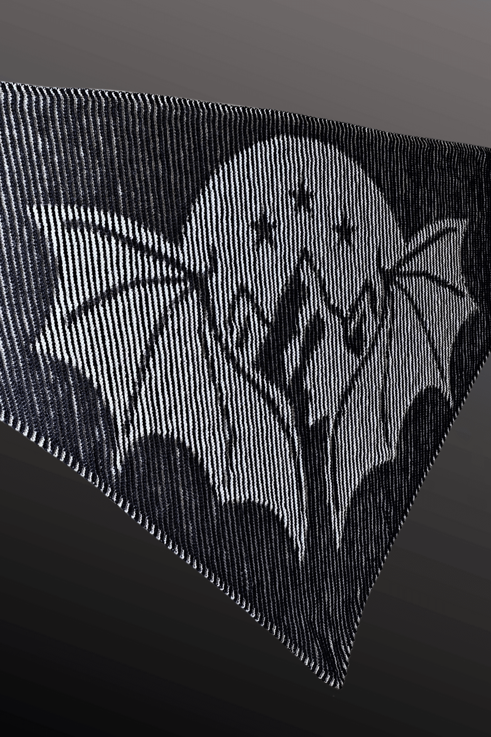 Schattenstrick Tuch Starborn - Flügel