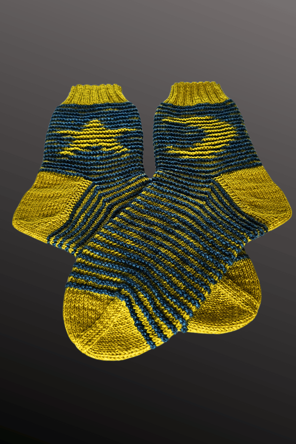 Schattenstrick Socken Cosmic - Mond