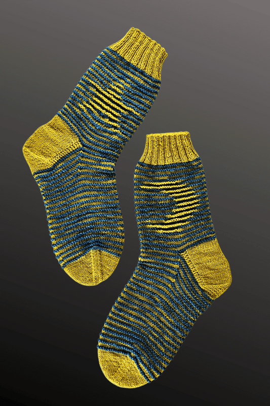 Schattenstrick Socken Cosmic - Mond