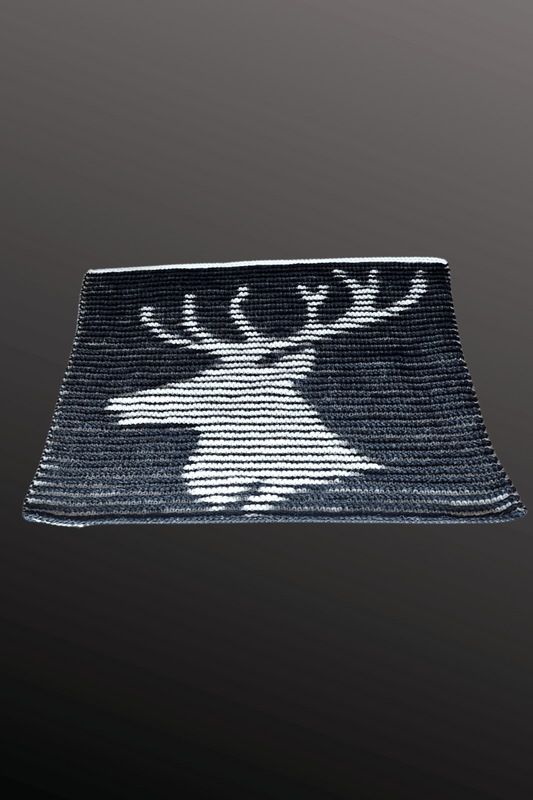 Schattenstrick Decke | Kissen King Of Wild - Hirsch