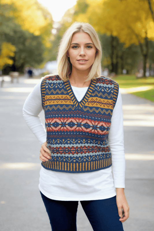 Pullunder The Gentlemen aus Hey Mama Wolf Mokosh Merino D`Arles selber stricken