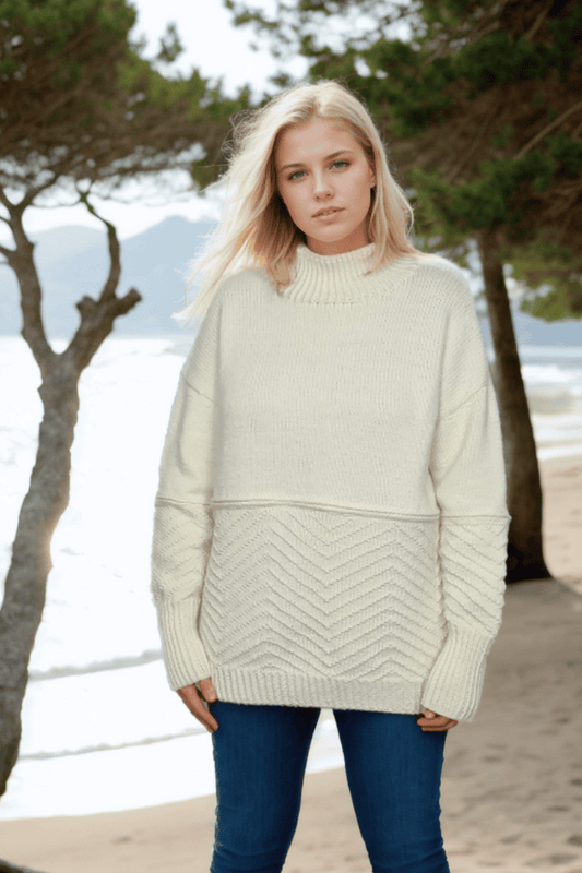 Pullover Coconut Milk aus The Merry Merino 70 selber stricken