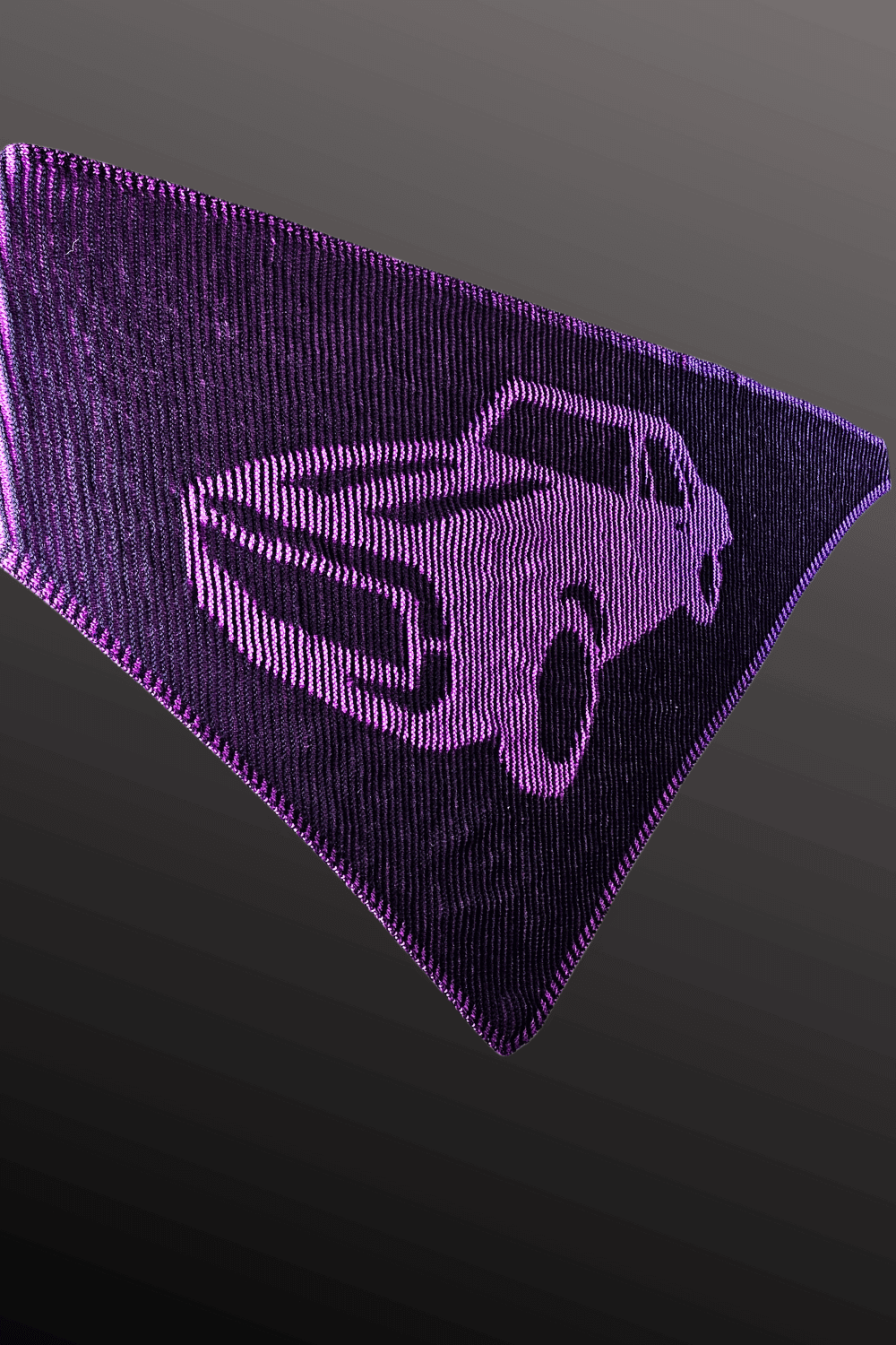 Schattenstrick Tuch Twisted Roads - Auto