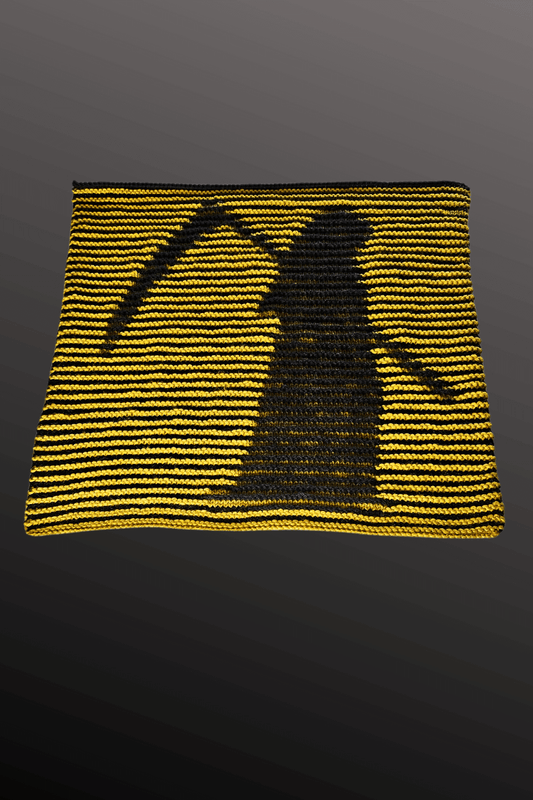 Schattenstrick Decke | Kissen Askariel - Sensenmann