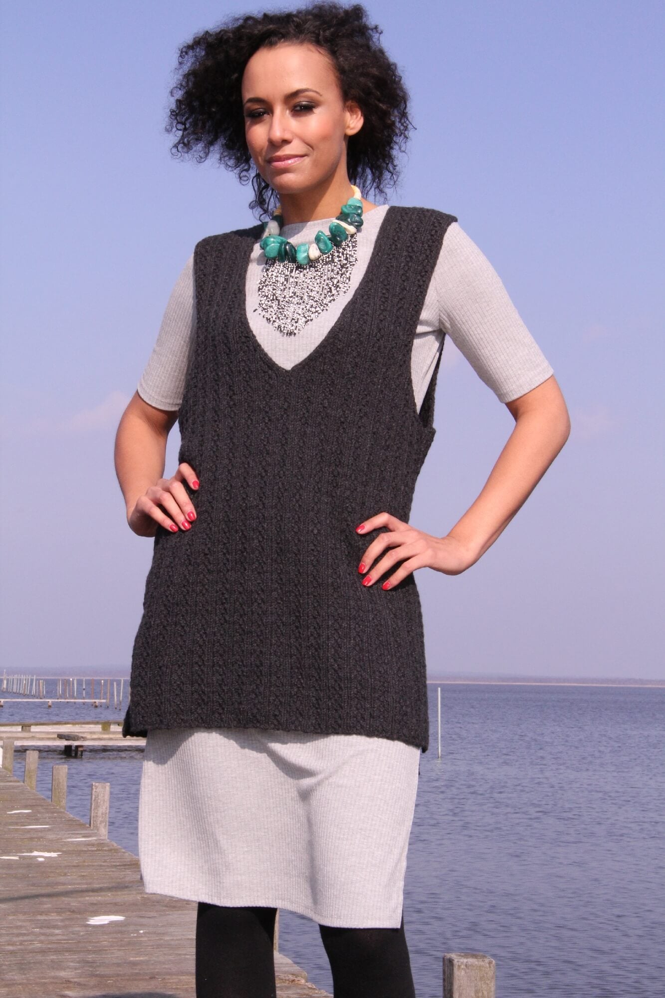 Pullunder Nidalee aus The Fibre Company Hadrians Wall selber stricken