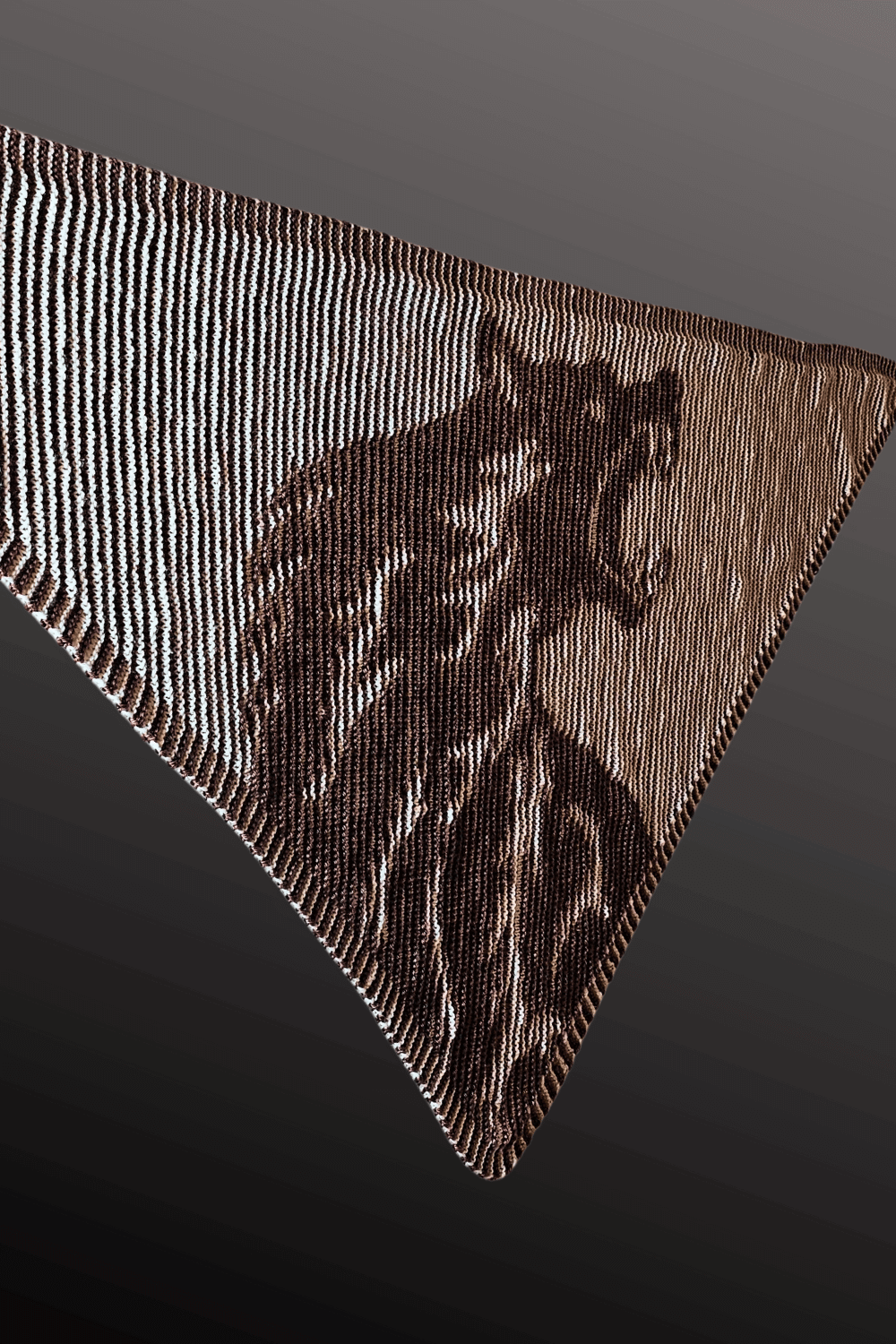 Schattenstrick Tuch Darkling - Wolf