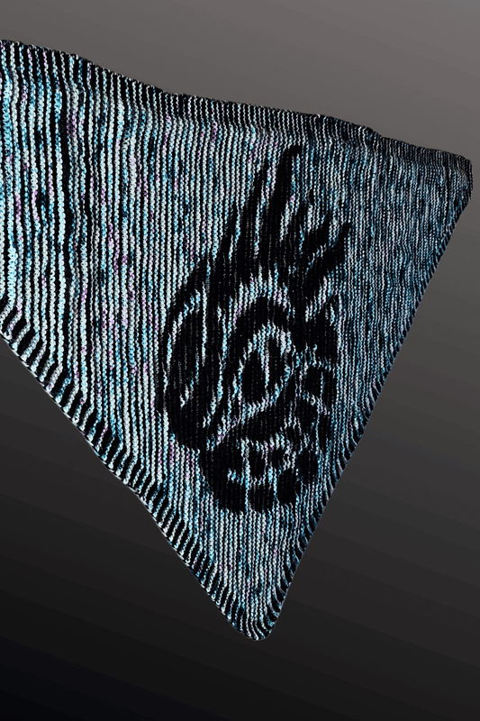 Schattenstrick Tuch Gaze - Auge