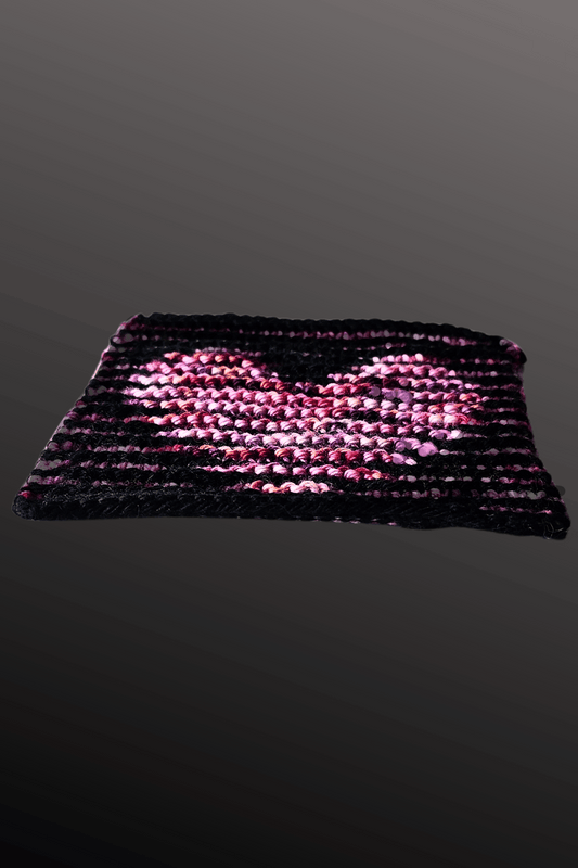 Schattenstrick Muster - Herz