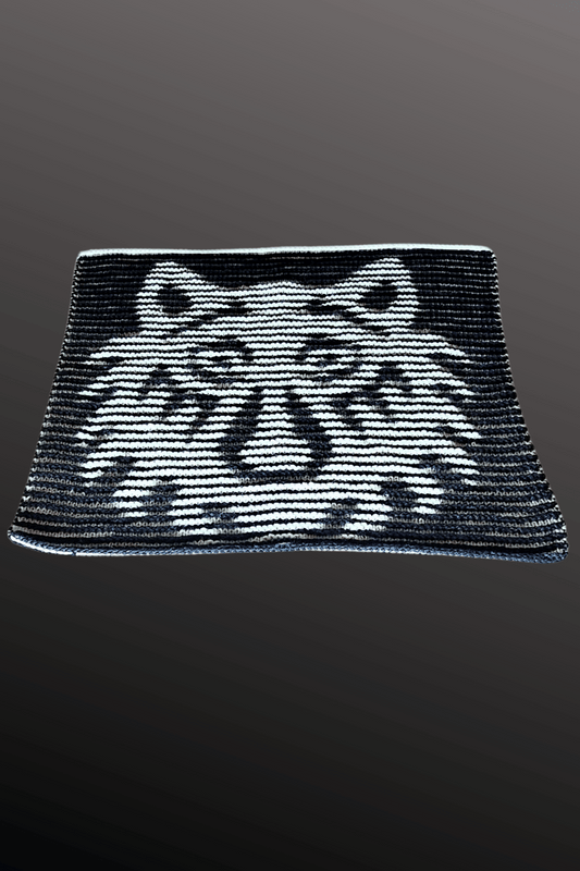 Schattenstrick Decke | Kissen Moonfang - Tiger