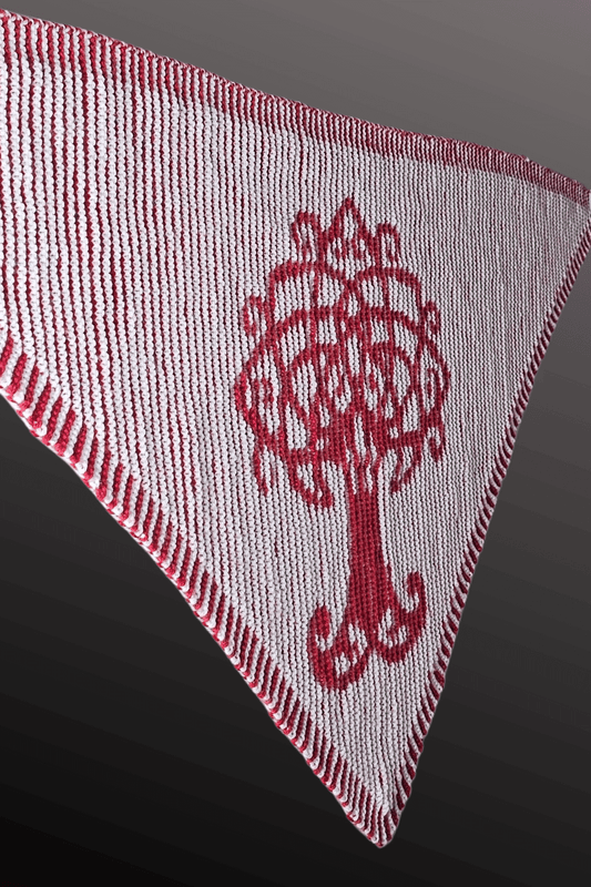 Schattenstrick Tuch Lebensbaum