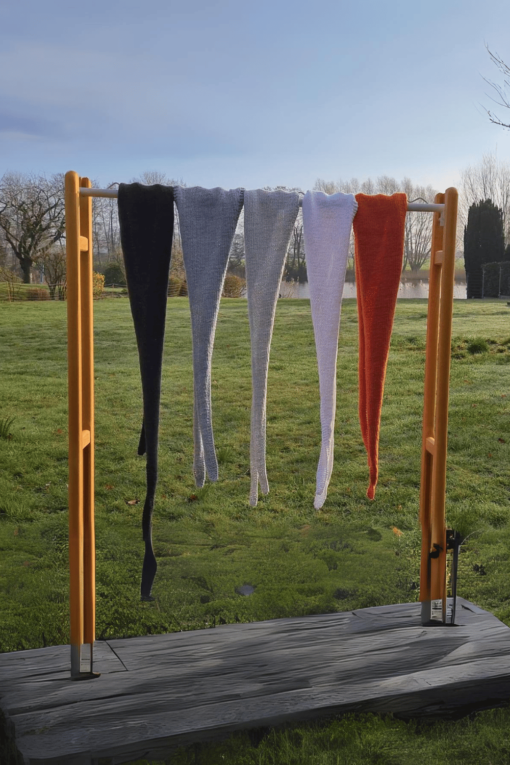 Nicky-Tuch Nyx aus Kremke Soul Wool Vegan Cashmere selber stricken