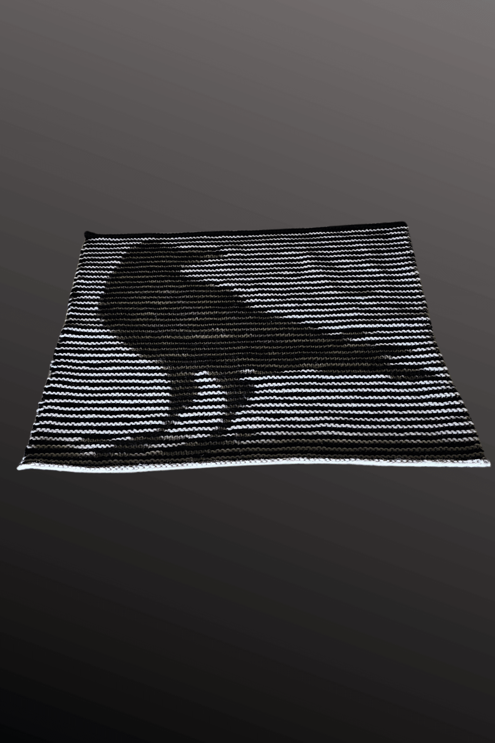 Schattenstrick Decke | Kissen Raven - Rabe