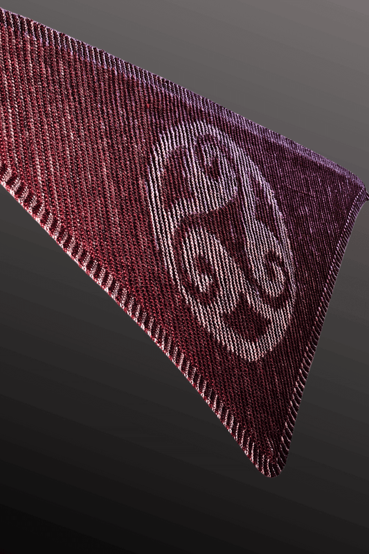 Schattenstrick Tuch Circle Of Life - Kreislauf Triskele