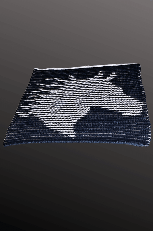 Schattenstrick Decke | Kissen Windreaver - Pferd