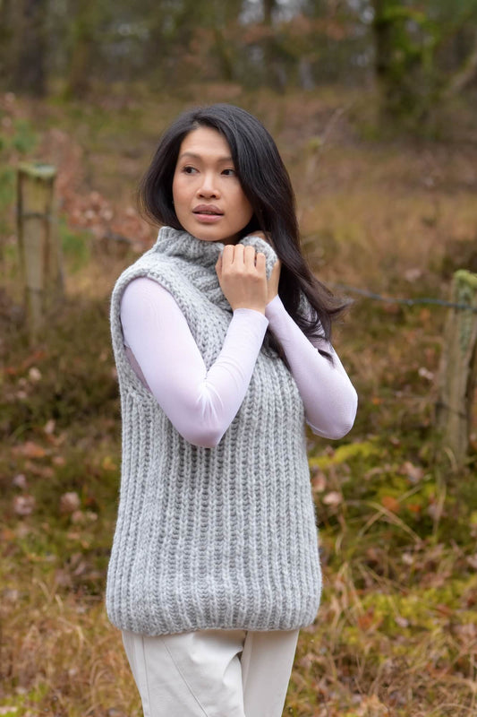 Pullunder im Patentmuster stricken