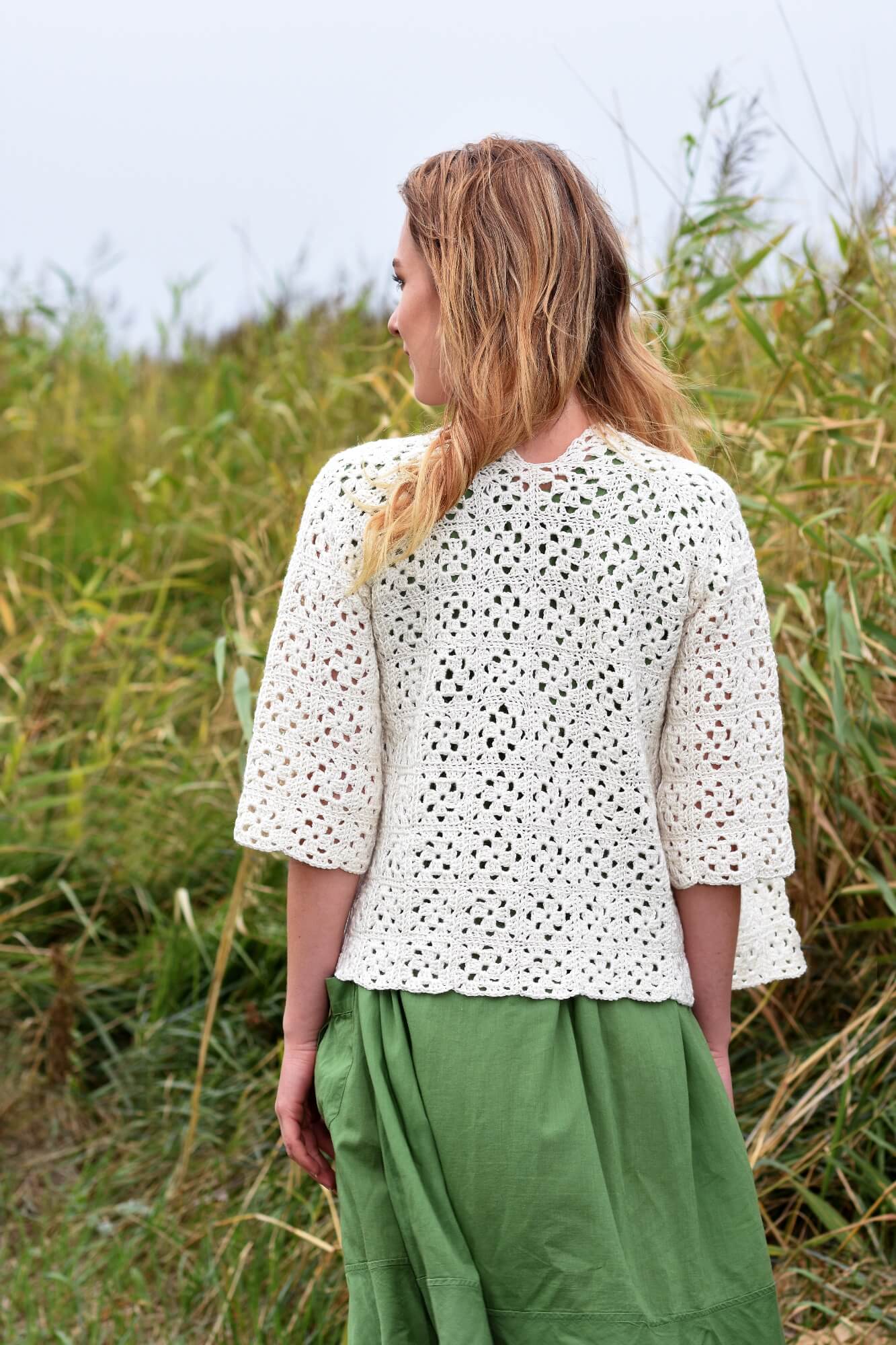 Jacke aus Granny Squares häkeln