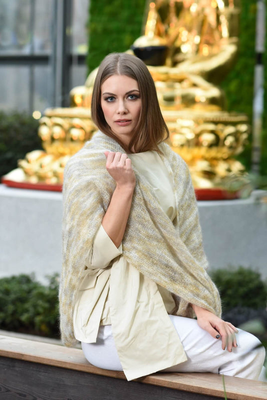 Großes, weiches Tuch selber stricken