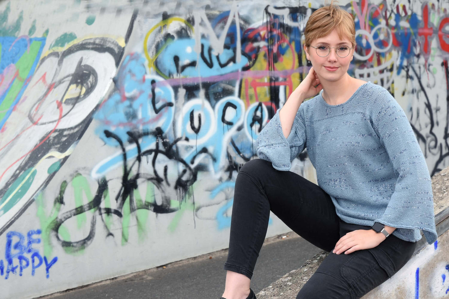 Pullover Miriel aus Schachenmayr Duo Multicolore selber stricken.