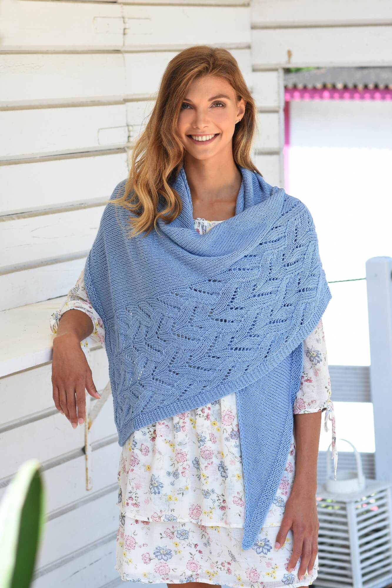 Edles Dreieckstuch für den Sommer stricken