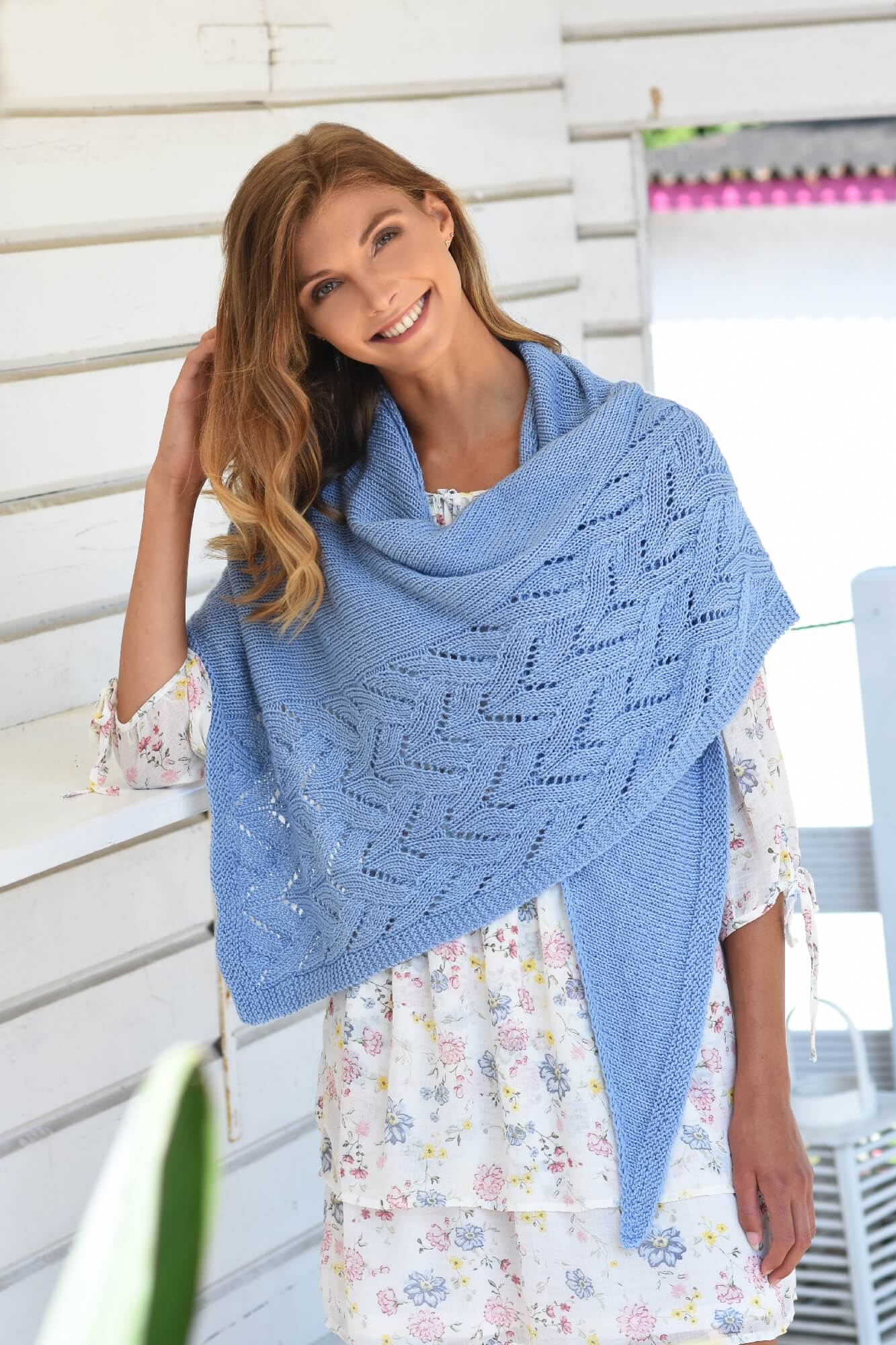 Edles Dreieckstuch für den Sommer stricken