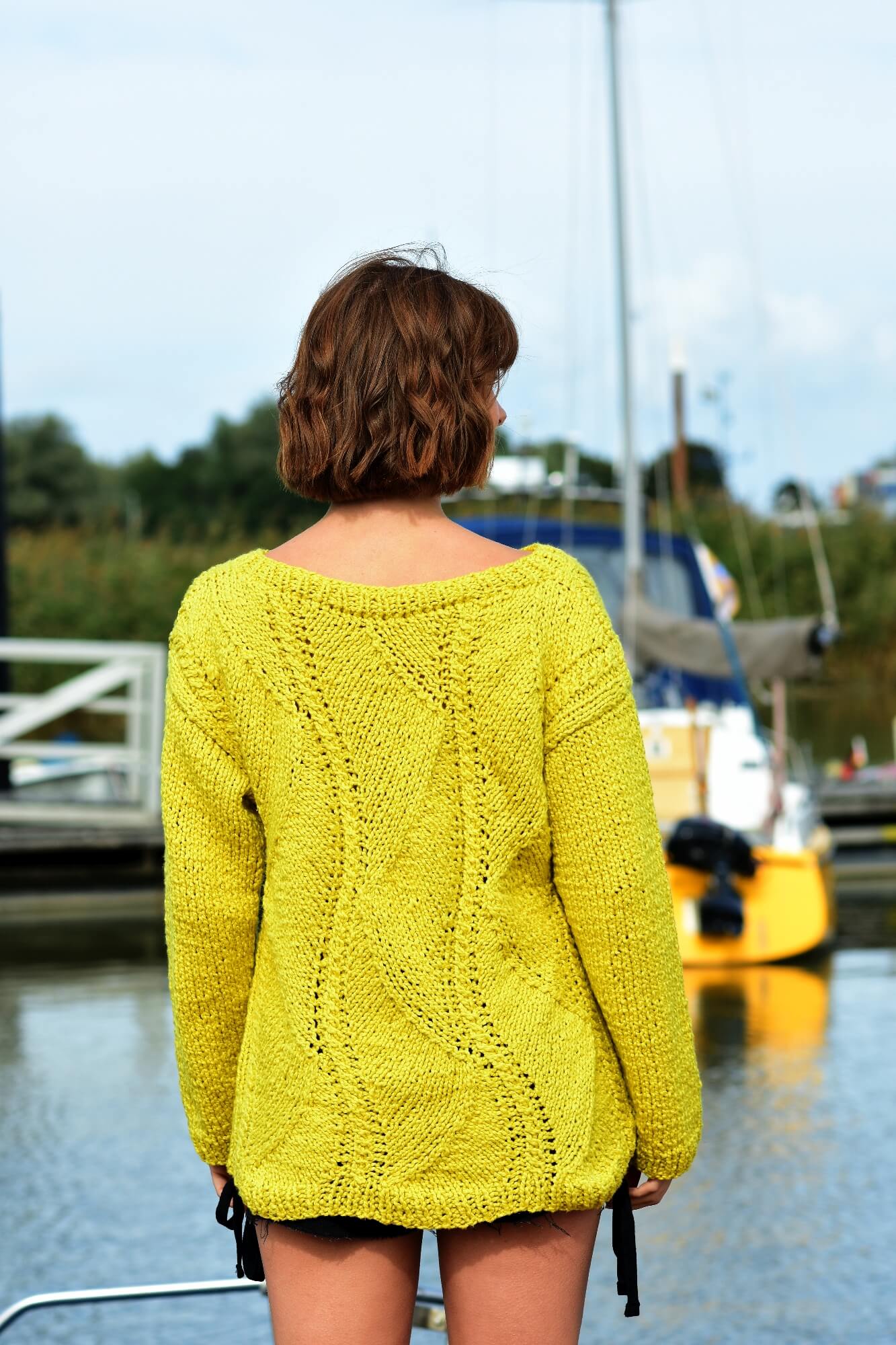 Pullover mit Zackenmuster stricken
