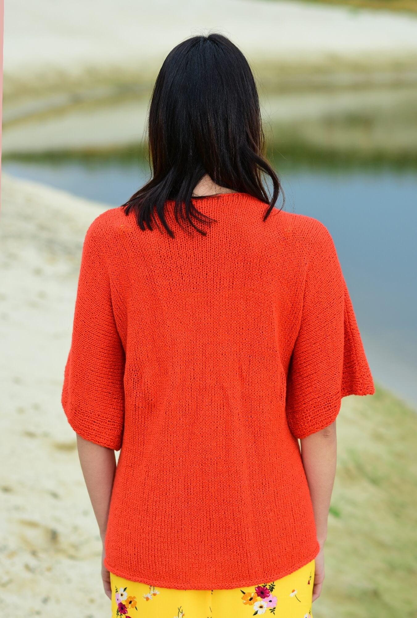 Lässige Wickeljacke stricken