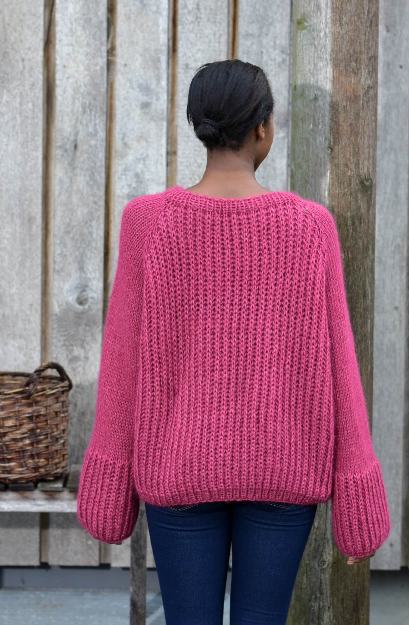 Raglan-Pullover im Patentmuster stricken