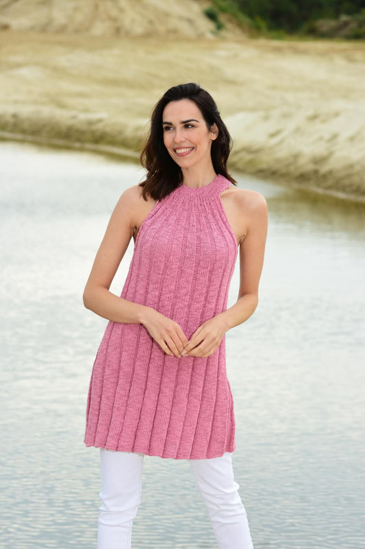 Top mit Rippenmuster stricken