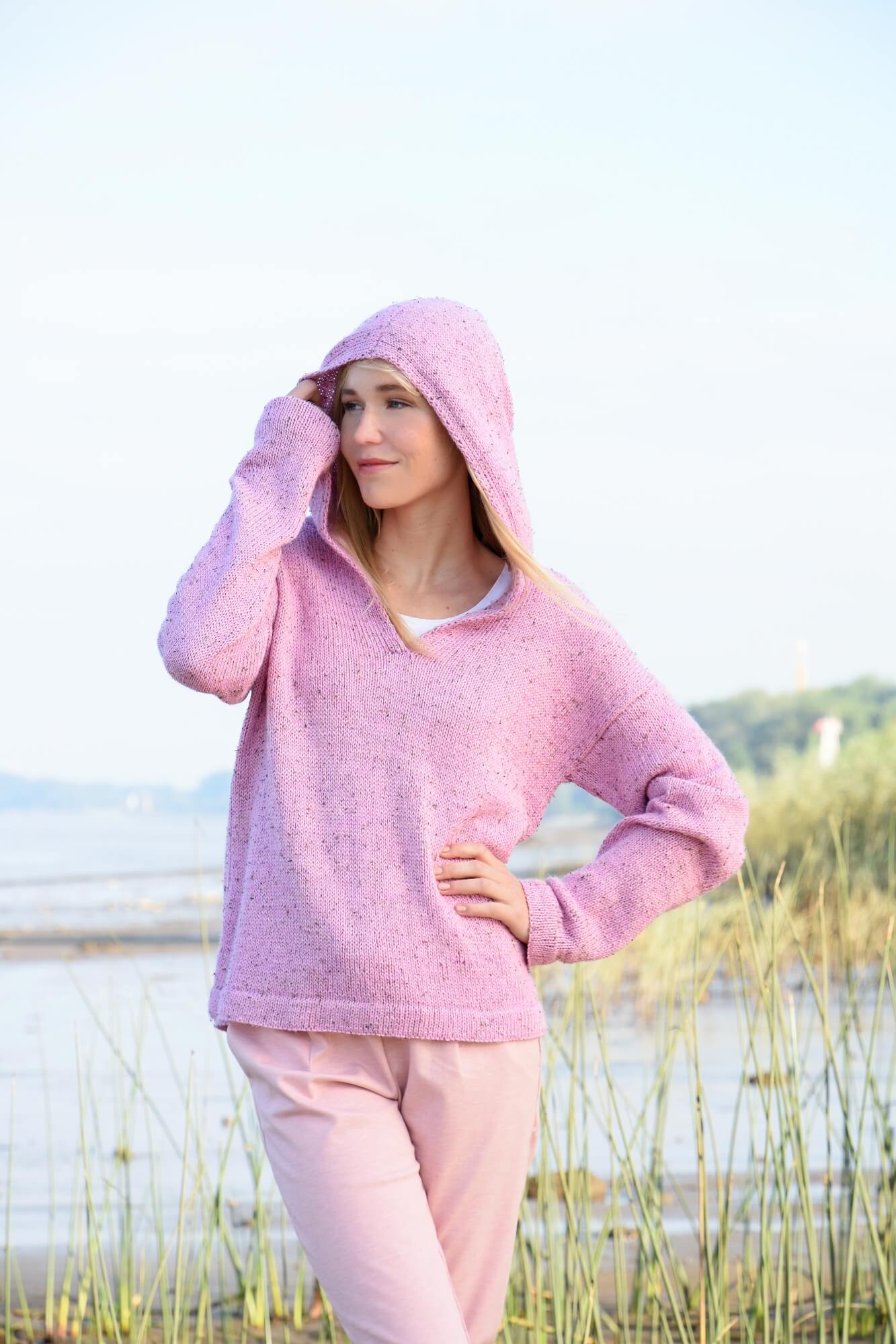 Pullover mit Kapuze selber stricken