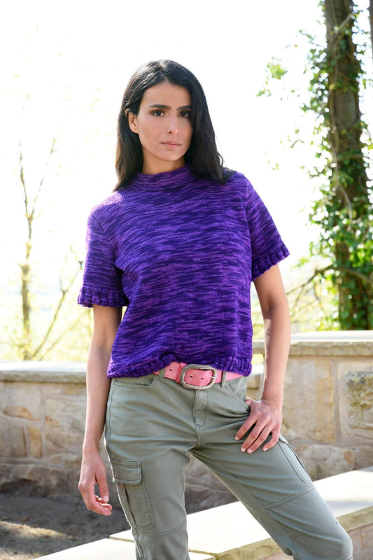 Kurzärmligen Pullover selber stricken