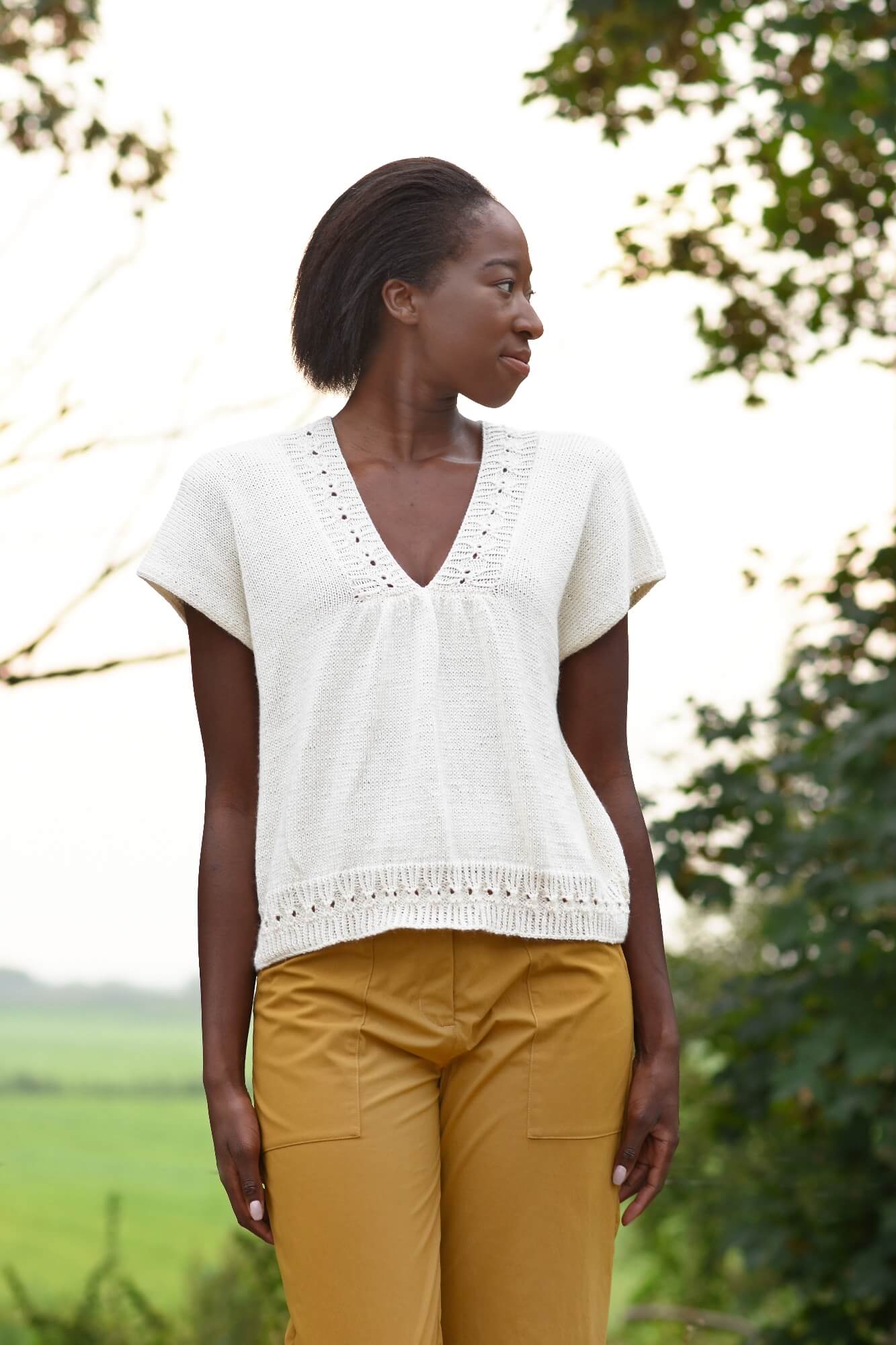 Sommerlichen Pullover stricken
