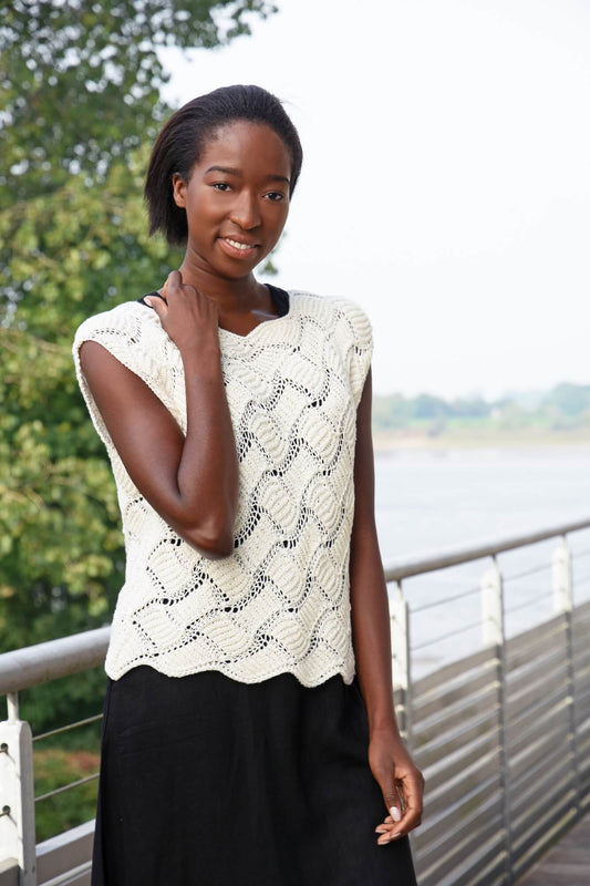 Pullunder im Briochemuster stricken