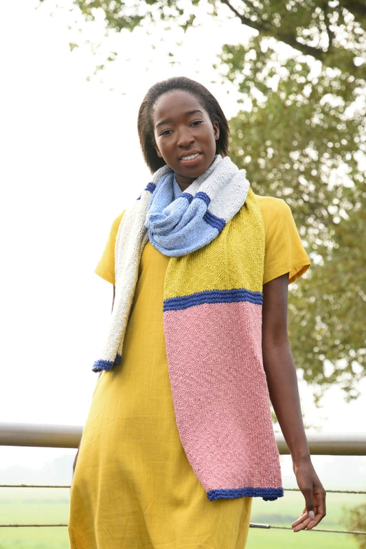 Fröhliches Tuch stricken