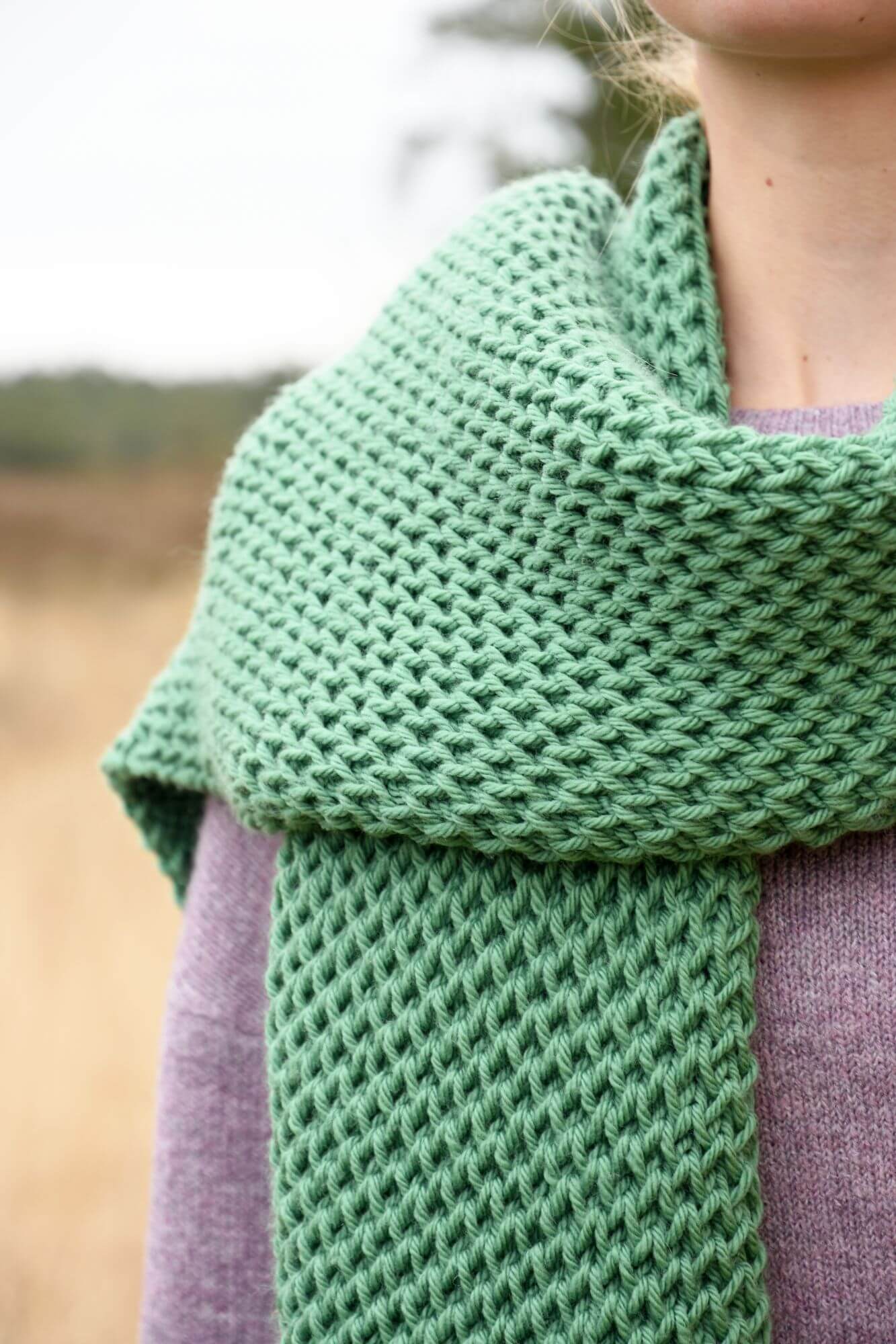 Kuscheligen Schal selber stricken