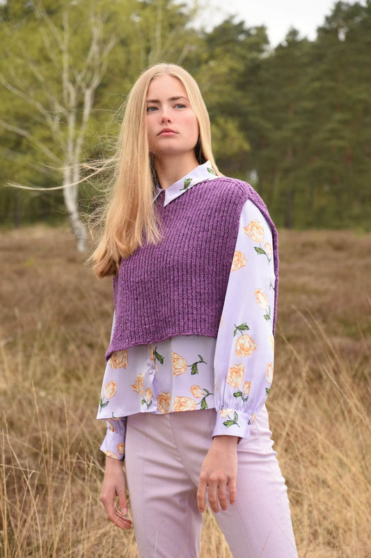 Schlichten Poncho selber stricken