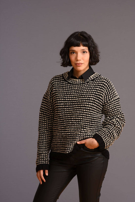 Pullover mit Hebemaschen stricken