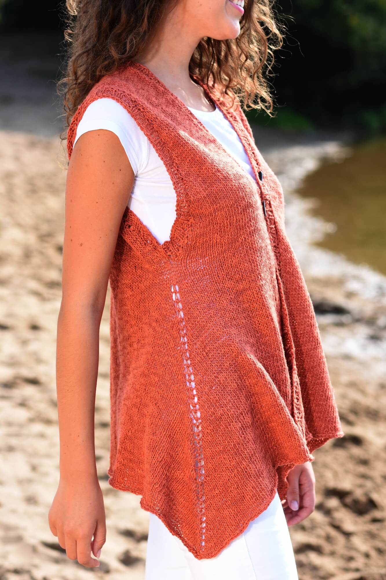 Weste in A-Linie selber stricken