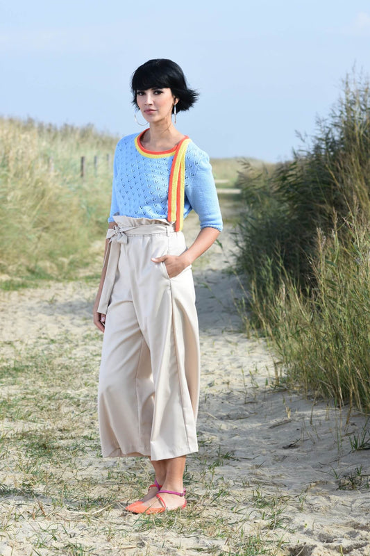 Schluppen-Bluse als Strickmodell stricken