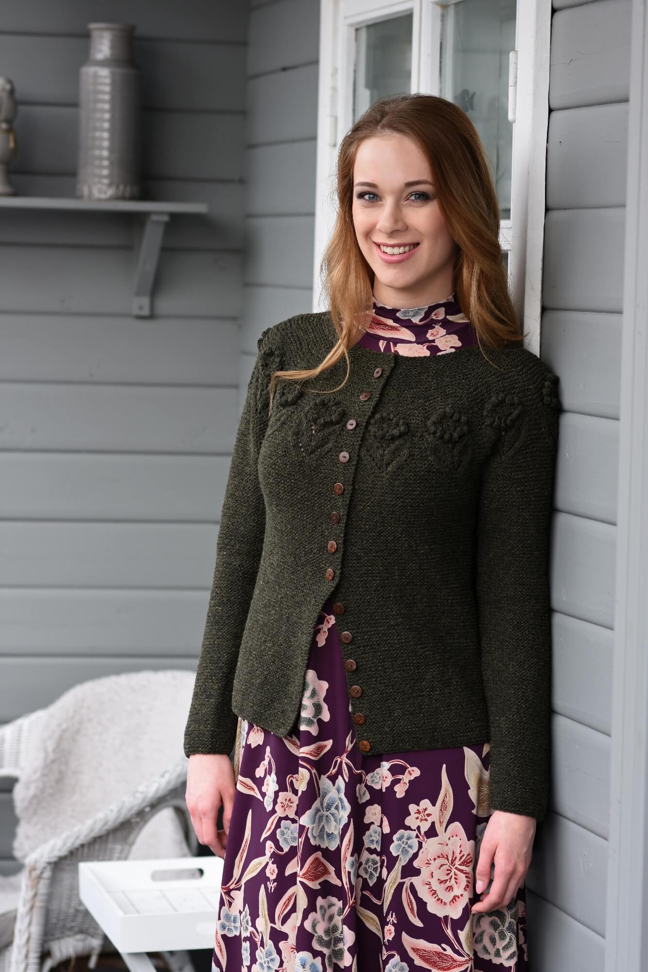 Jacke im Trachtenlook selber stricken