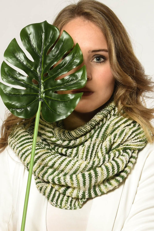 Tuch  mit changierendem Effekt stricken