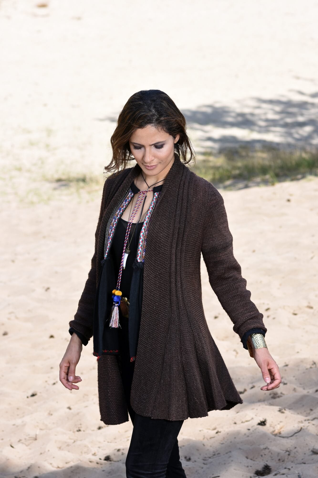 Jacke in A-Linie mit Godets stricken