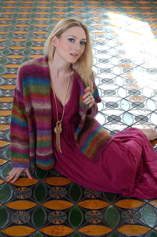 Jacke Catelyn mit Noro Hanabatake selber stricken