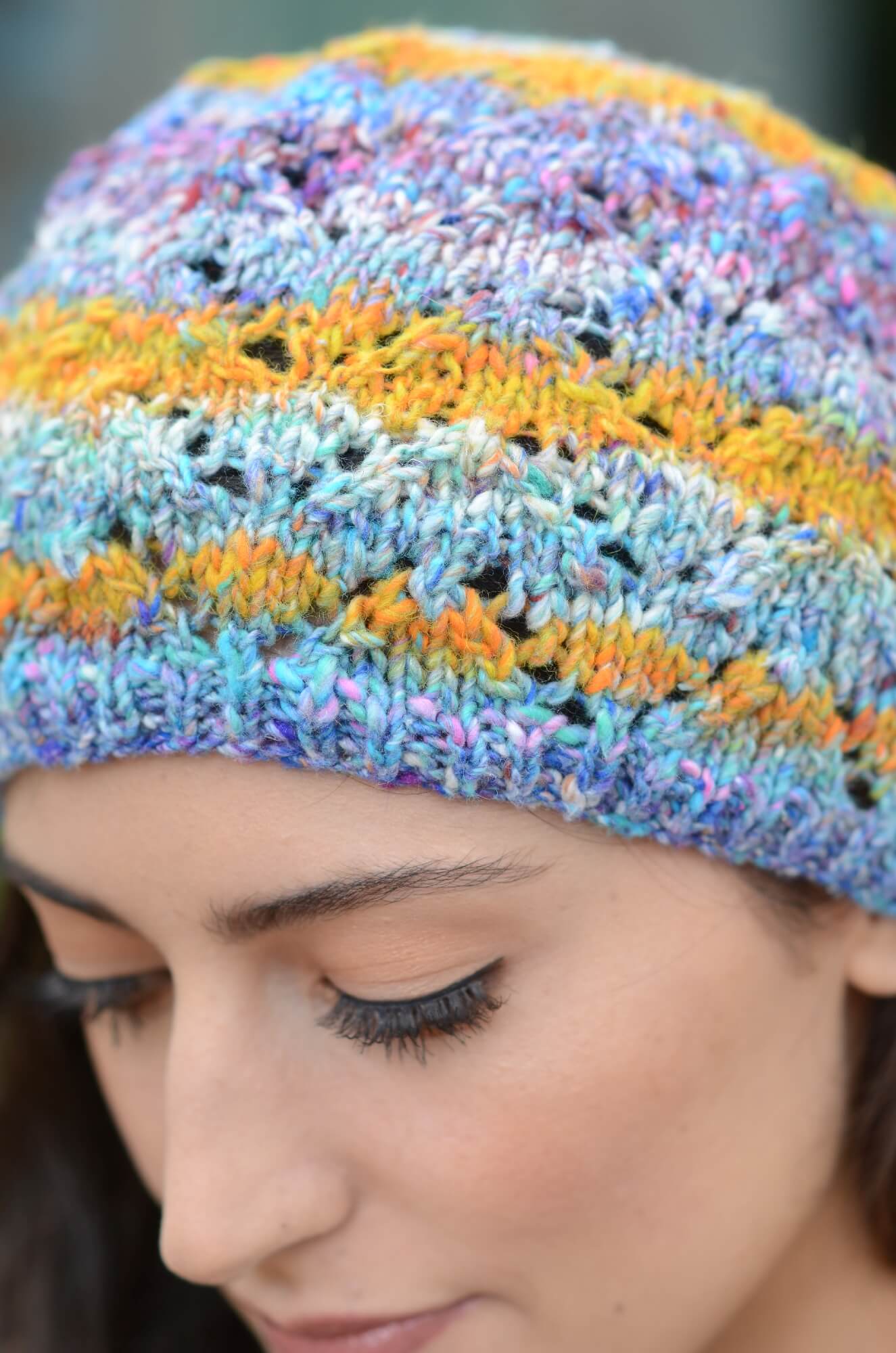 Mütze und Schal Hotary aus Noro Kibou selber stricken