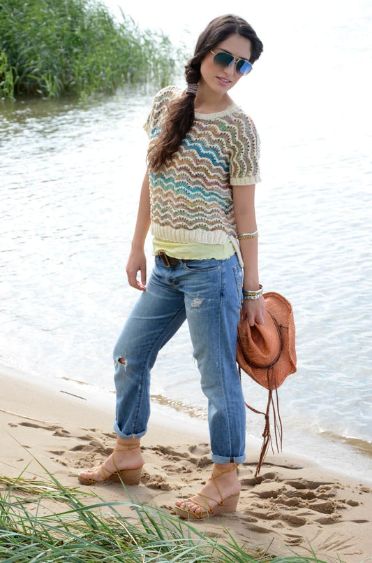 Pullover Nami aus Noro Kibou selber stricken