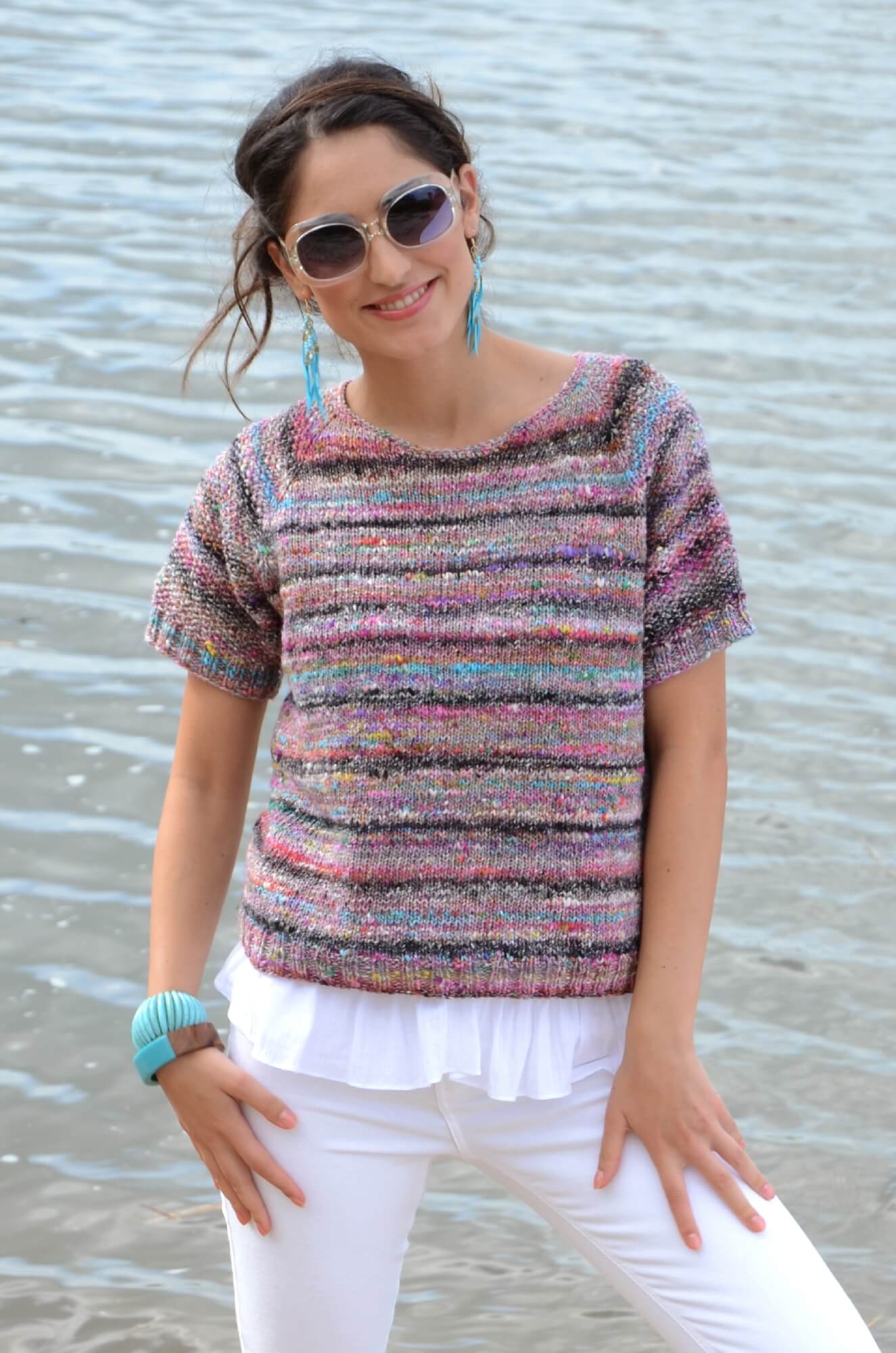 Pullover Sayuri aus Noro Kibou selber stricken