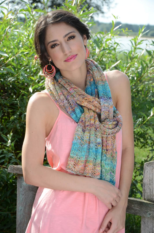 Schal Aiko aus Noro Kibou selber stricken