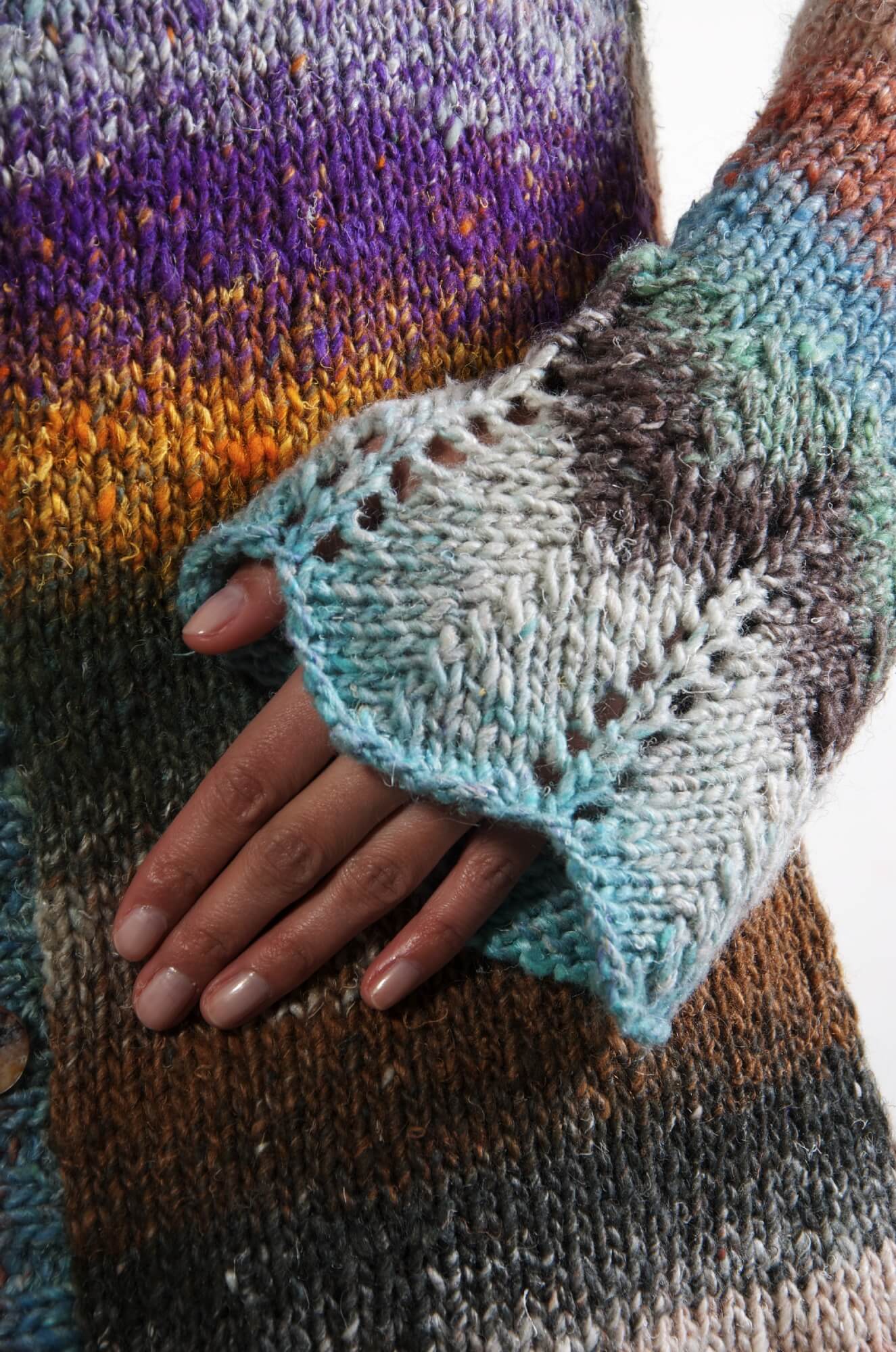 Jacke Cream Crisp aus Noro Obi selber stricken